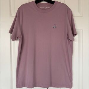 Psycho Bunny Men's Lavender Short Sleeve Tee